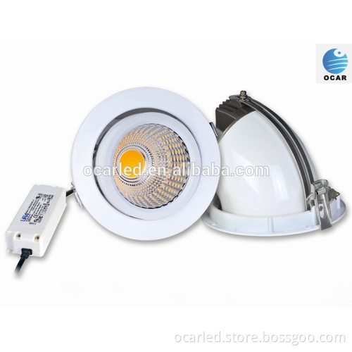 CE&RoHS 360 degree rotatable dimmable led downlight